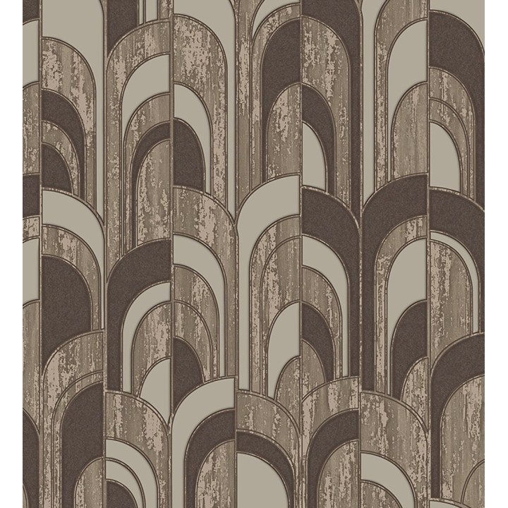 Papel pintado de arcos Art decó texturizados - Bissen Arches 681668