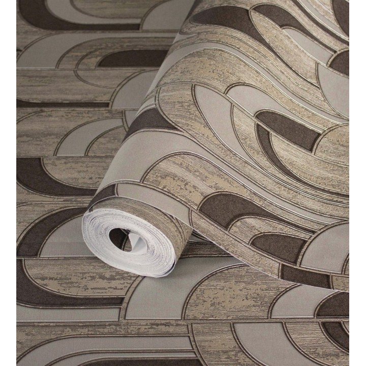 Papel pintado de arcos Art decó texturizados - Bissen Arches 681668