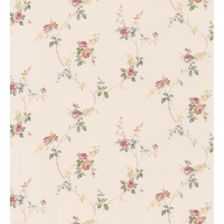 Papel pintado pequeñas flores estilo vintage - Emma Flowers 121376