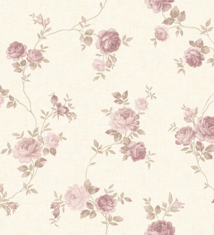 Papel pintado flores vintage vinílico - Danza dei Fiori 121380