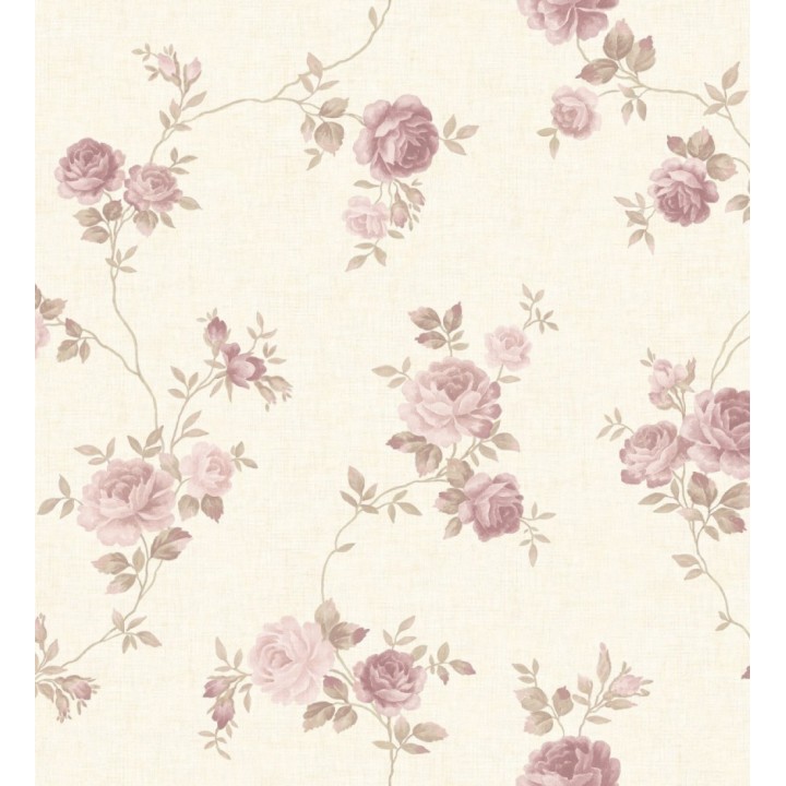Papel pintado flores vintage vinílico - Danza dei Fiori 121380