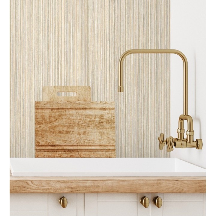 Papel pintado de rayas finas con relieve - Maurice Lines 681679