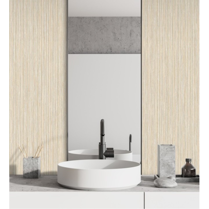 Papel pintado de rayas finas con relieve - Maurice Lines 681679