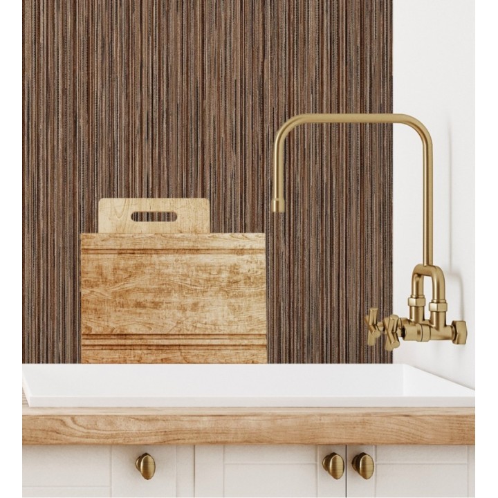 Papel pintado de rayas finas con relieve - Maurice Lines 681680