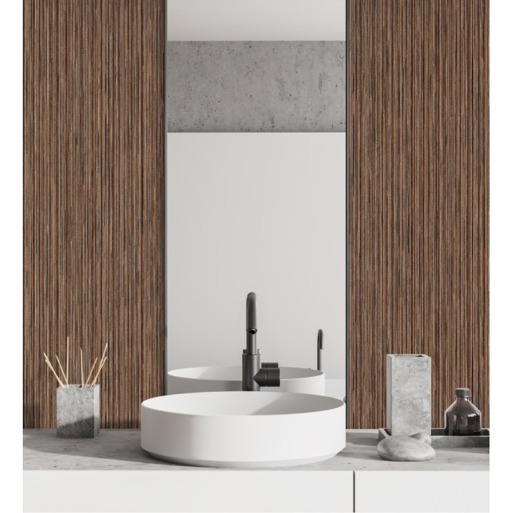 Papel pintado de rayas finas con relieve - Maurice Lines 681680