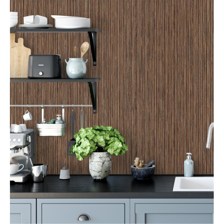 Papel pintado de rayas finas con relieve - Maurice Lines 681680