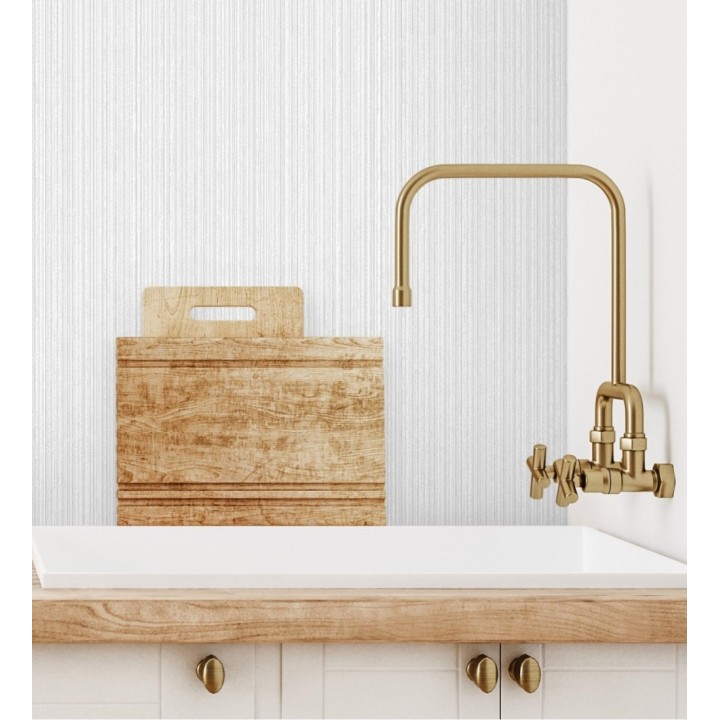 Papel pintado de rayas finas con relieve - Maurice Lines 681681