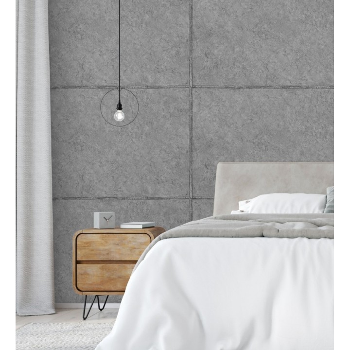 Papel pintado bloques de cemento industrial - Deimos 681687