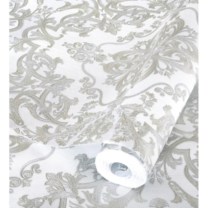 Papel pintado medallones ornamentales bordados - Arconte 681692