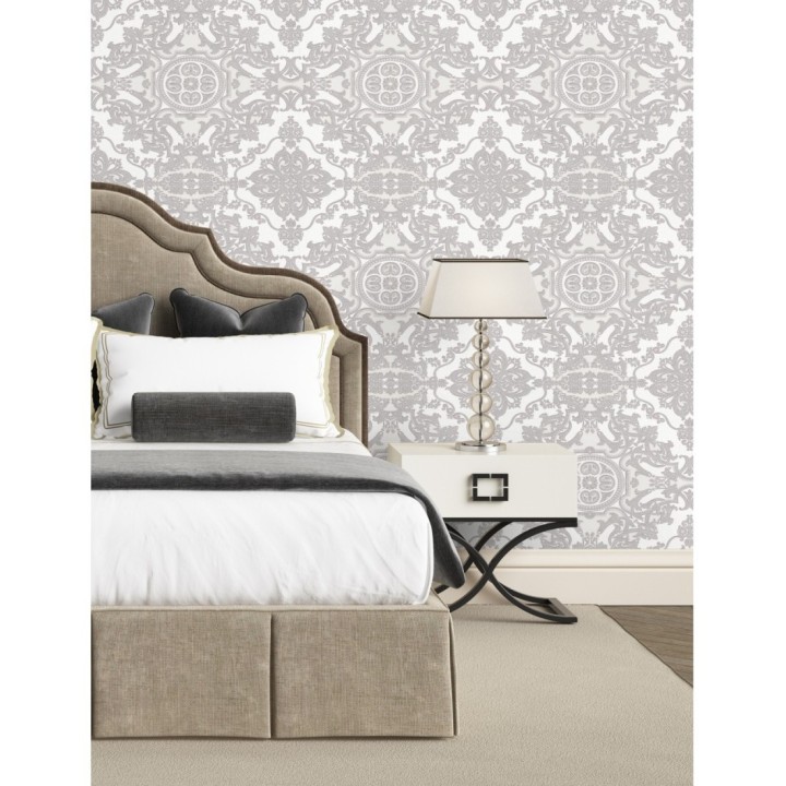 Papel pintado medallones ornamentales bordados - Arconte 681692