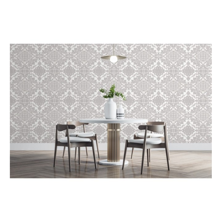 Papel pintado medallones ornamentales bordados - Arconte 681692