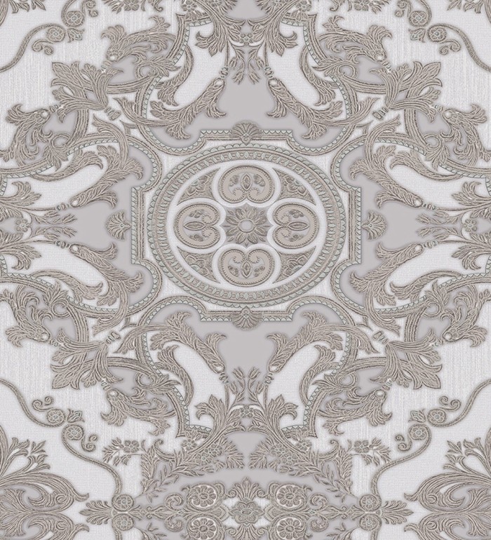 Papel pintado medallones ornamentales bordados - Arconte 681694