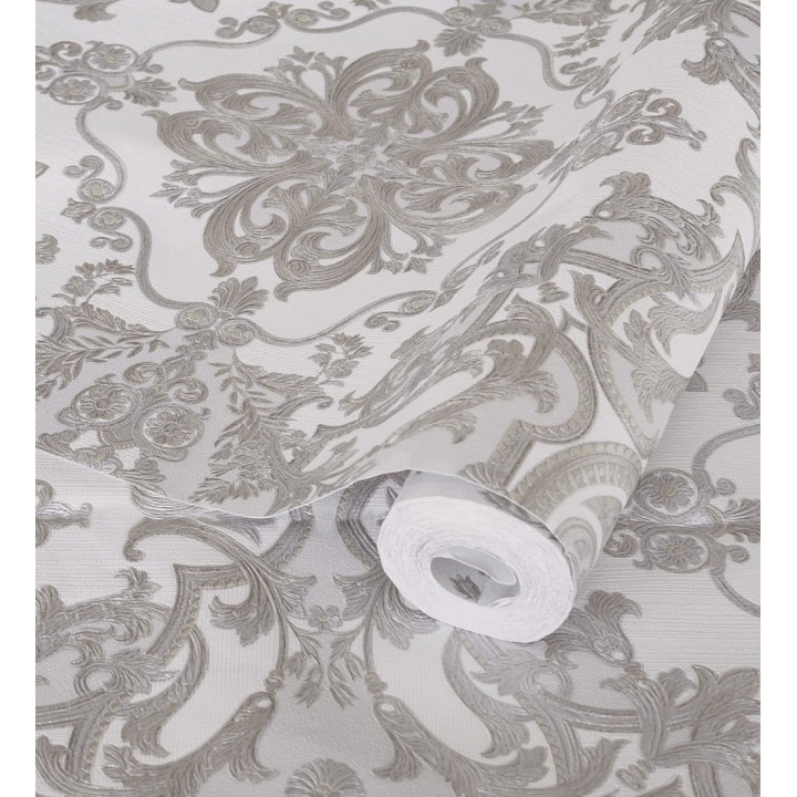 Papel pintado medallones ornamentales bordados - Arconte 681694