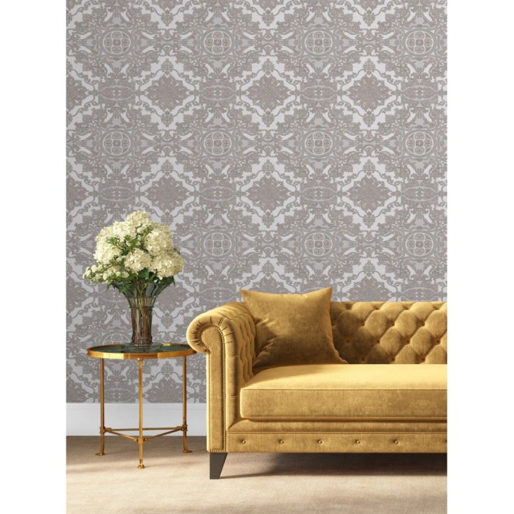 Papel pintado medallones ornamentales bordados - Arconte 681694