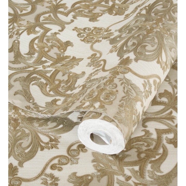 Papel pintado medallones ornamentales bordados - Arconte 681695