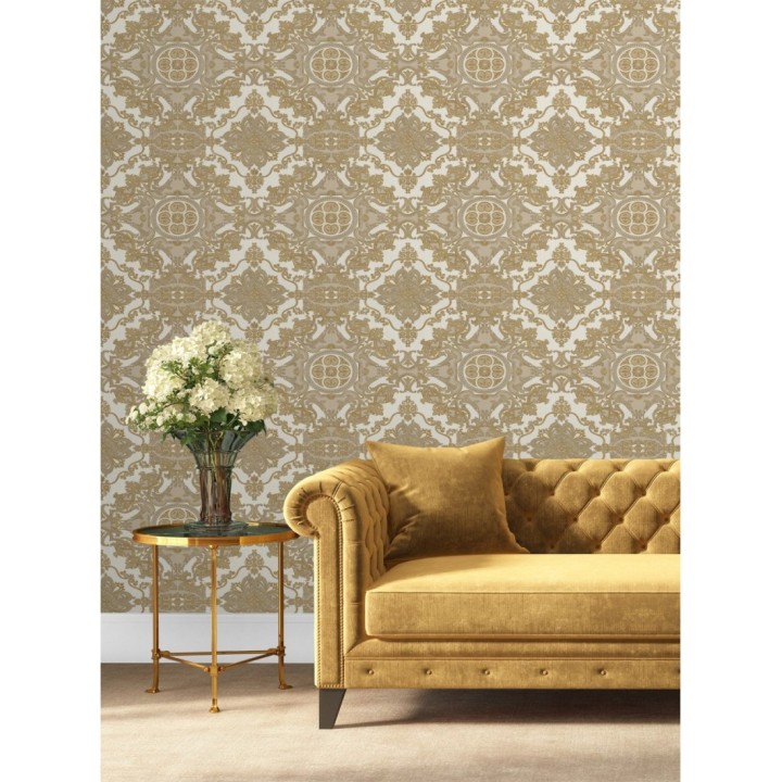 Papel pintado medallones ornamentales bordados - Arconte 681695