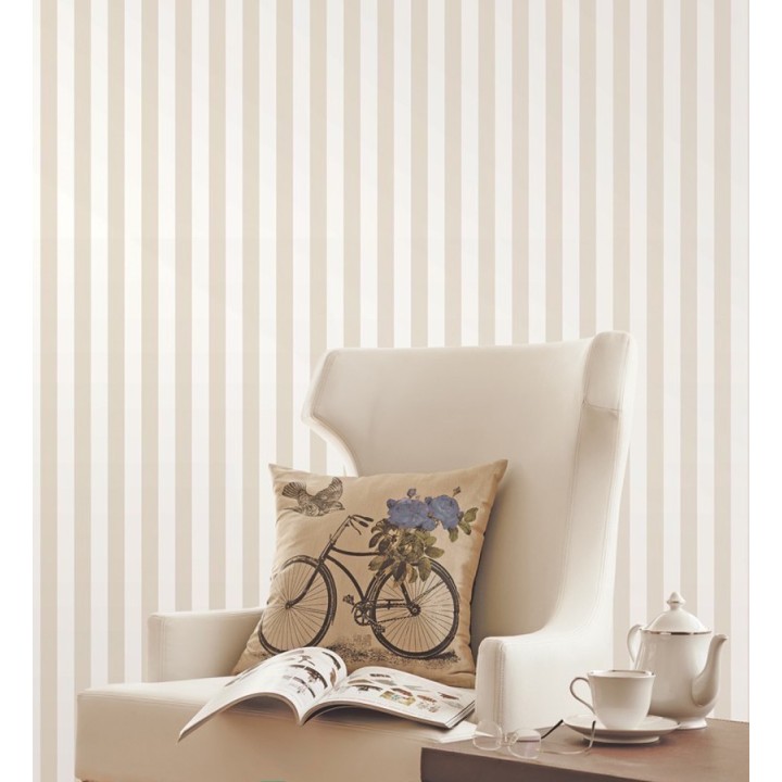 Papel pintado rayas finas vinílico - Raya Primavera 121387