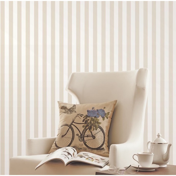 Papel pintado rayas finas vinílico - Raya Primavera 121387