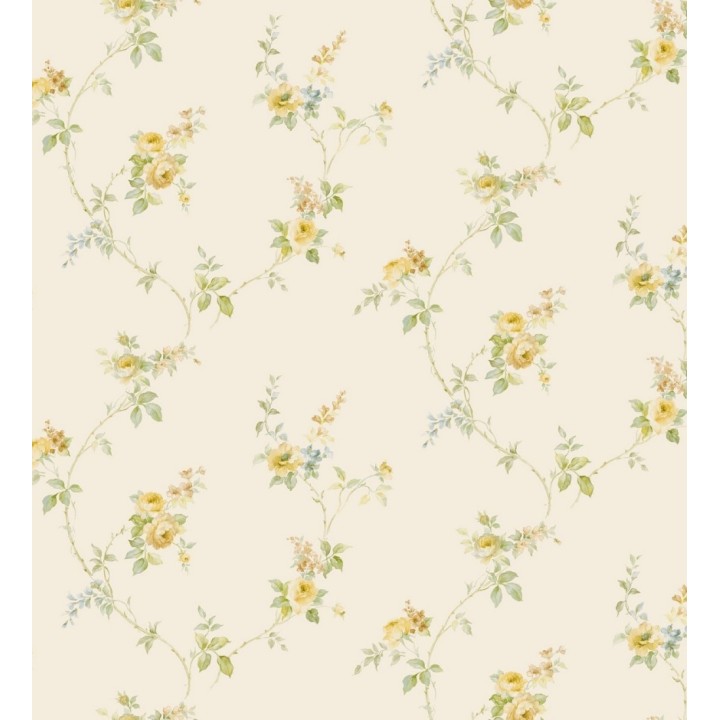 Papel pintado pequeñas flores estilo vintage - Emma Flowers 121399