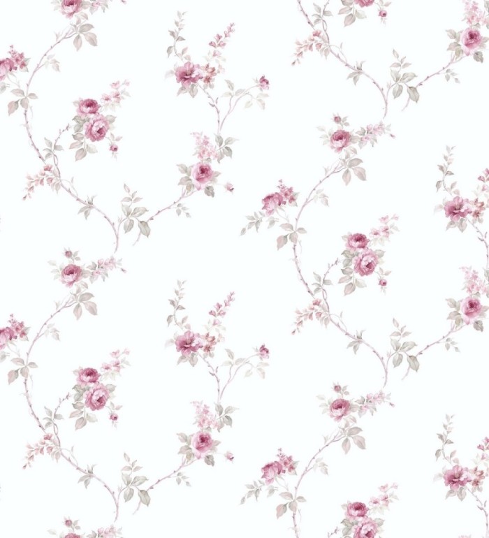 Papel pintado pequeñas flores estilo vintage - Emma Flowers 121400