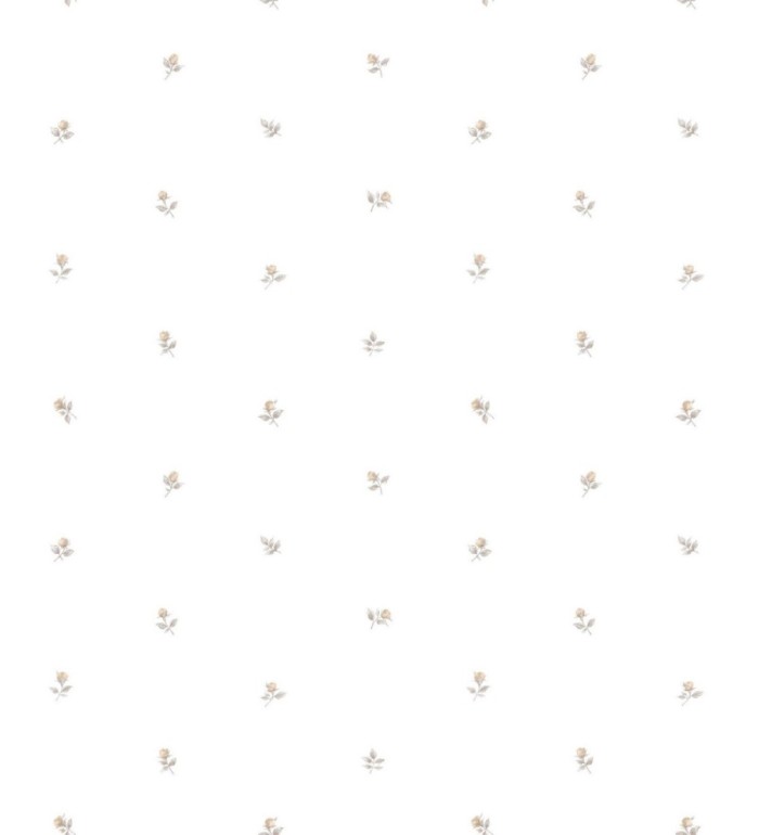 Papel pintado flores pequeñas vintage - Isabella 121401