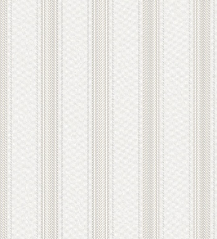 Papel pintado de rayas texturizado efecto textil estilo francés - Lutecia Stripes 681717