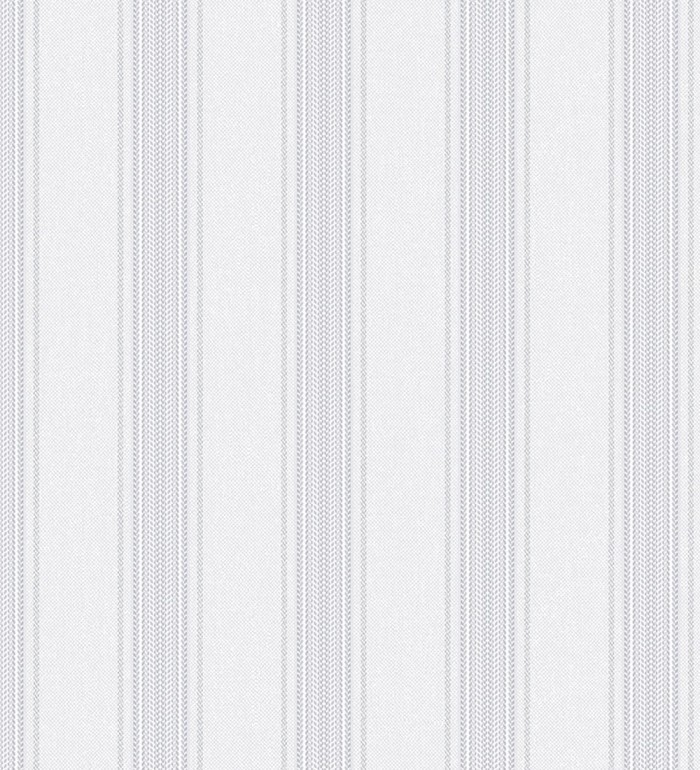 Papel pintado de rayas texturizado efecto textil estilo francés - Lutecia Stripes 681718