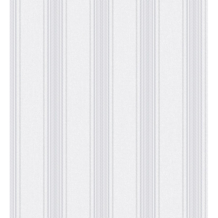 Papel pintado de rayas texturizado efecto textil estilo francés - Lutecia Stripes 681718