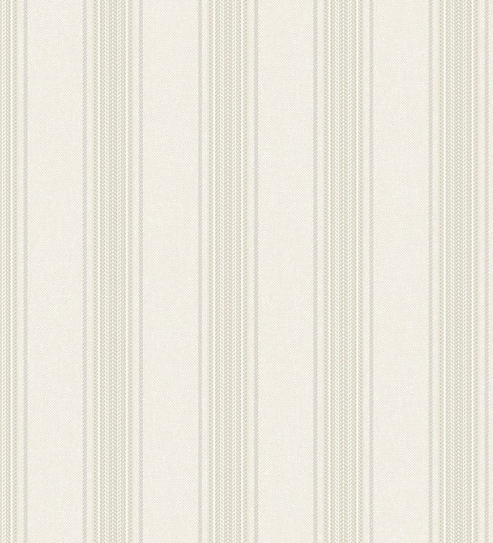 Papel pintado de rayas texturizado efecto textil estilo francés - Lutecia Stripes 681719