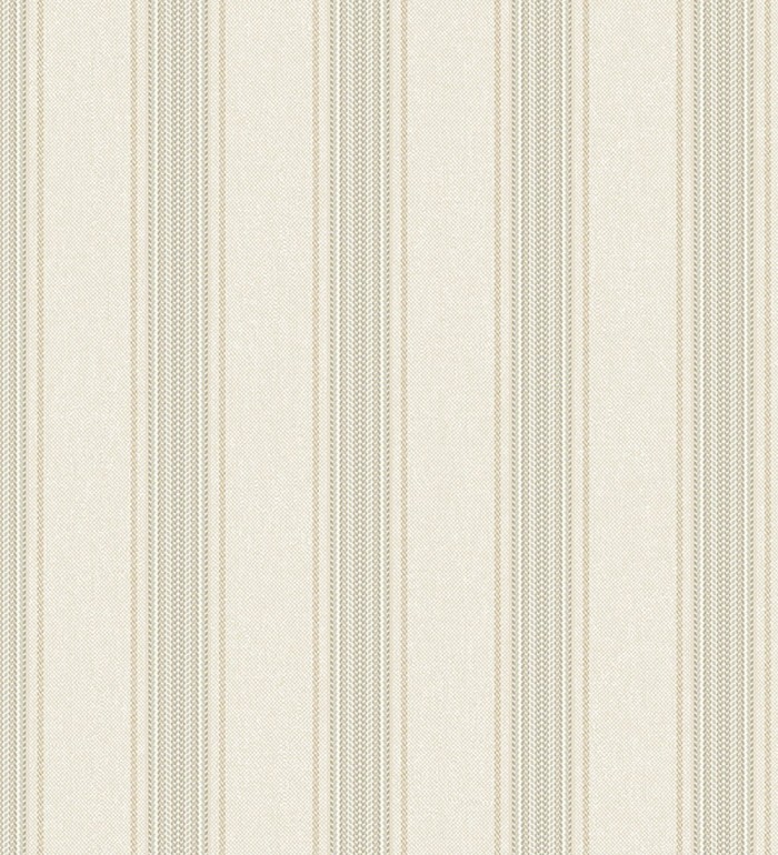Papel pintado de rayas texturizado efecto textil estilo francés - Lutecia Stripes 681720