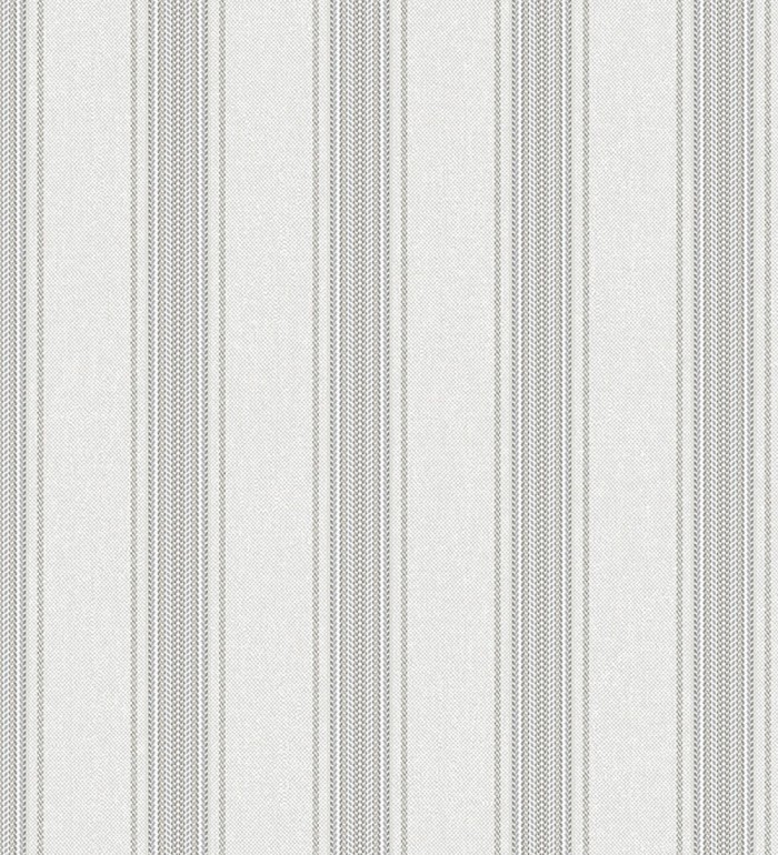 Papel pintado de rayas texturizado efecto textil estilo francés - Lutecia Stripes 681721