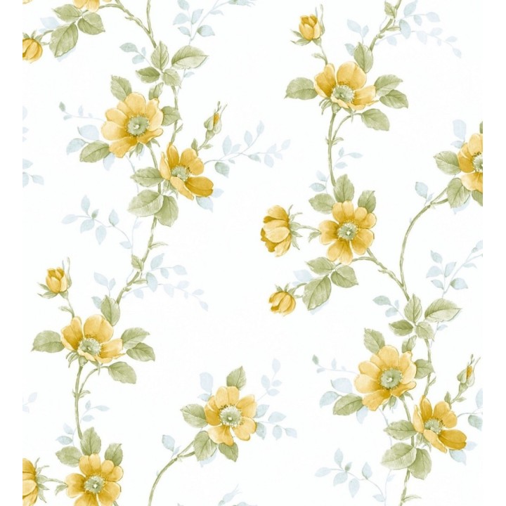 Papel pintado flores estilo vintage vinílico - April Flowers 121414