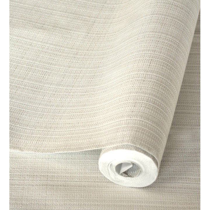 Papel pintado de rayas finas efecto textil texturizado estilo francés - Lutecia Fabric 681725