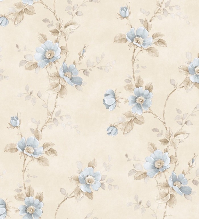 Papel pintado flores estilo vintage vinílico - April Flowers 121416