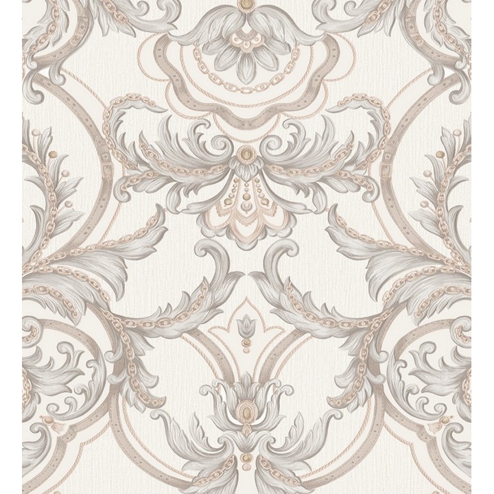 Papel pintado damasco italiano con ornamentos lujosos - Antonella 681728