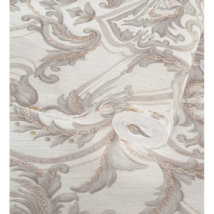 Papel pintado damasco italiano con ornamentos lujosos - Antonella 681728