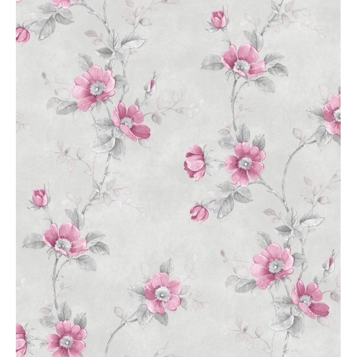 Papel pintado flores estilo vintage vinílico - April Flowers 121417