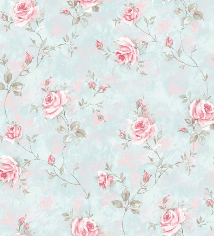 Papel pintado flores estilo vintage vinílico - April Flowers 121418