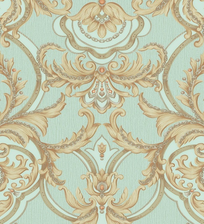 Papel pintado damasco italiano con ornamentos lujosos - Antonella 681730