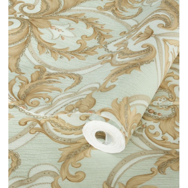 Papel pintado damasco italiano con ornamentos lujosos - Antonella 681730