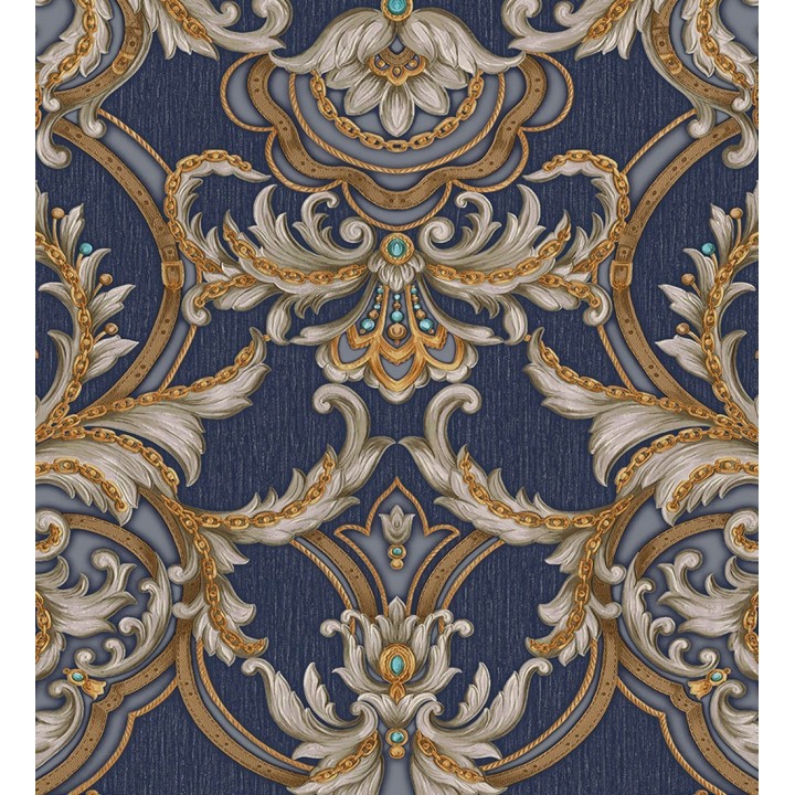 Papel pintado damasco italiano con ornamentos lujosos - Antonella 681731