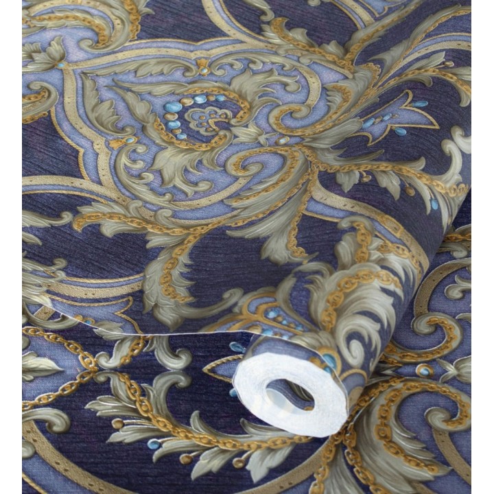 Papel pintado damasco italiano con ornamentos lujosos - Antonella 681731