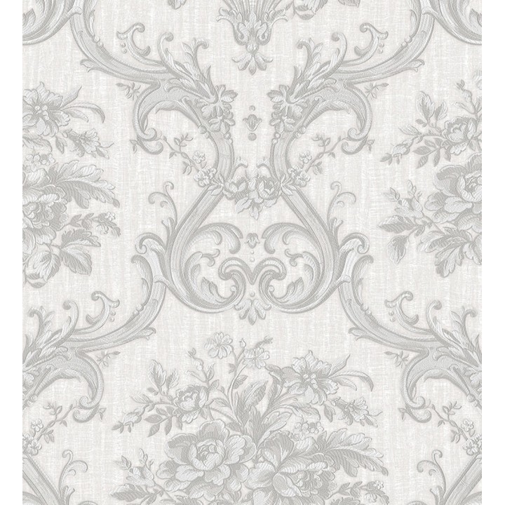 Papel pintado damasco clásico efecto textil con relieve - Senza 681737