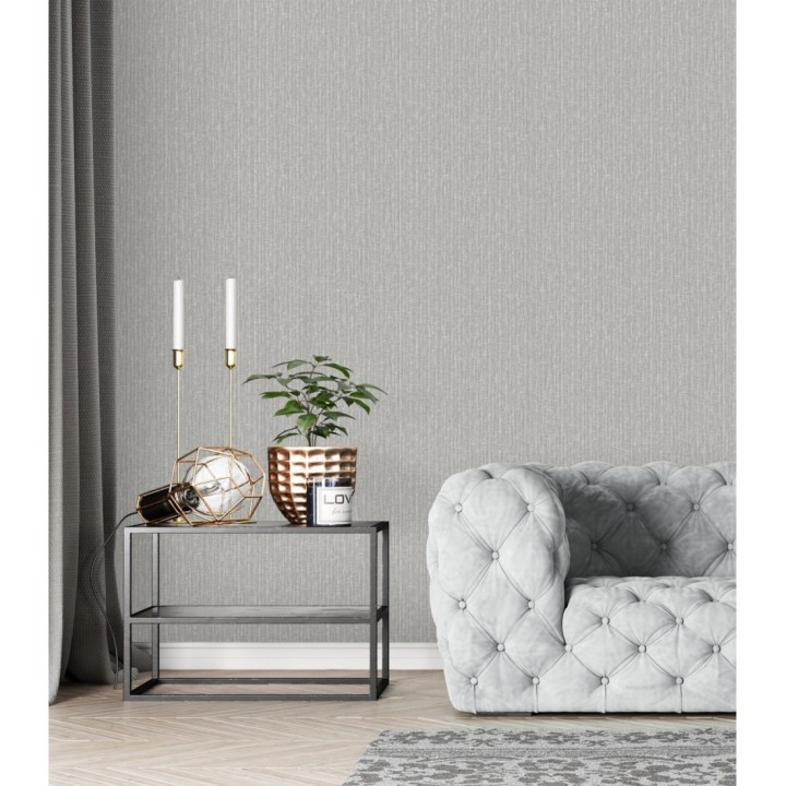 Papel pintado efecto textil texturizado - Senza Fabric 681745