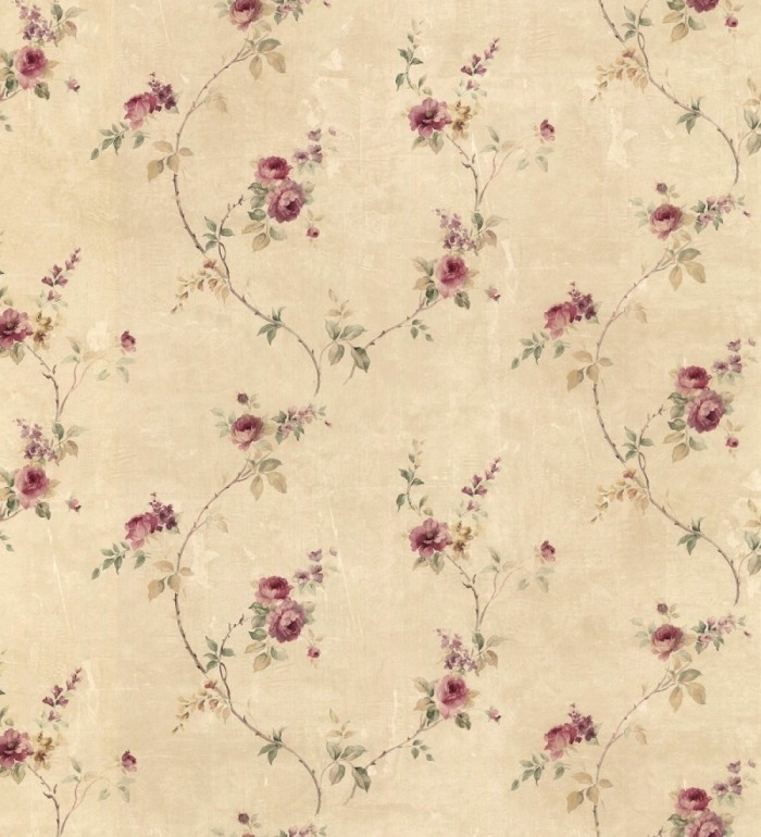 Papel pintado pequeñas flores estilo vintage - Emma Flowers 121435