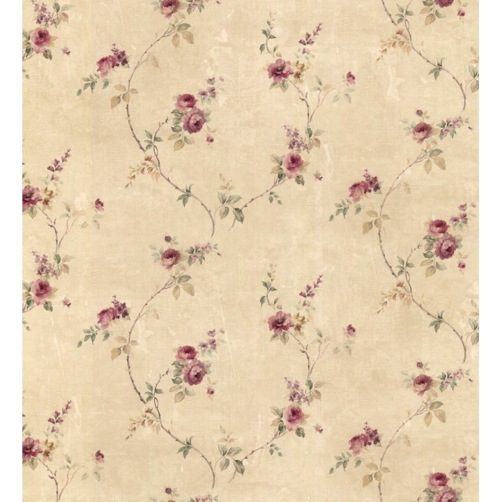 Papel pintado pequeñas flores estilo vintage - Emma Flowers 121435