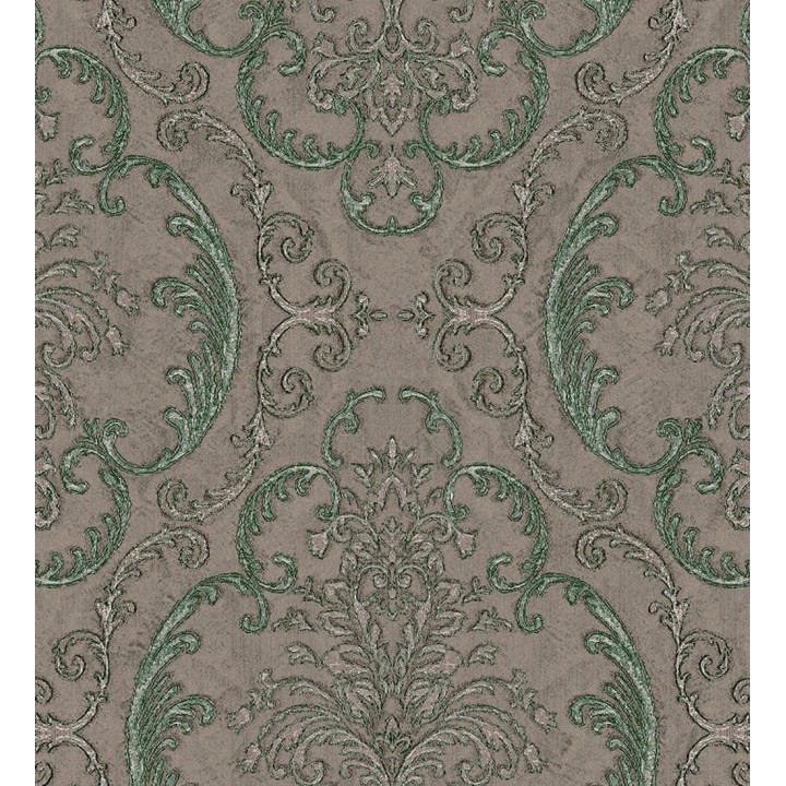 Papel pintado damasco estilo árabe con relieve efecto textil - Samarcanda 681750