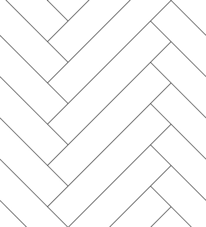 Papel pintado espiga de listones de madera pintados en blanco - Zander Spike 681760