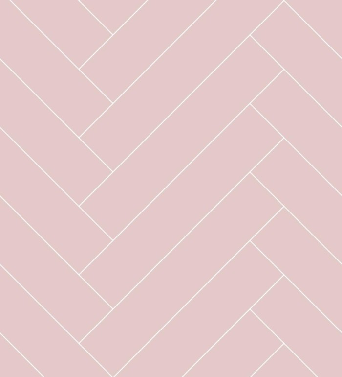 Papel pintado espiga de listones de madera pintados en rosa - Zander Spike 681761