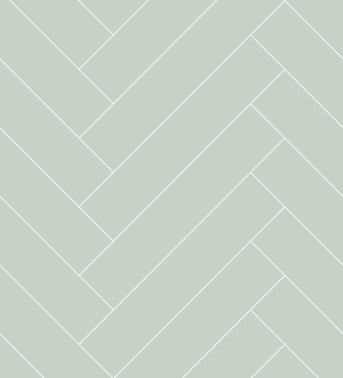 Papel pintado espiga de listones de madera pintados en verde - Zander Spike 681762